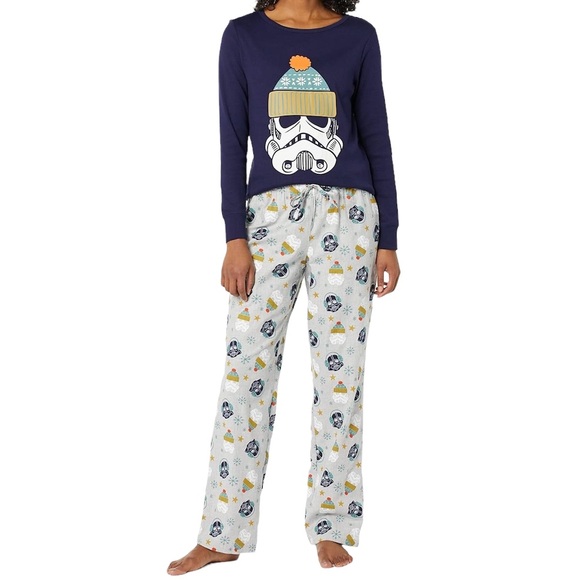 Amazon Essentials Star Wars Storm Trooper 2 piece pajama set - Picture 1 of 9